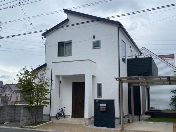 千葉県佐倉市にて外壁塗装・屋根塗装〈戸建ての塗り替え工事〉の施工後写真